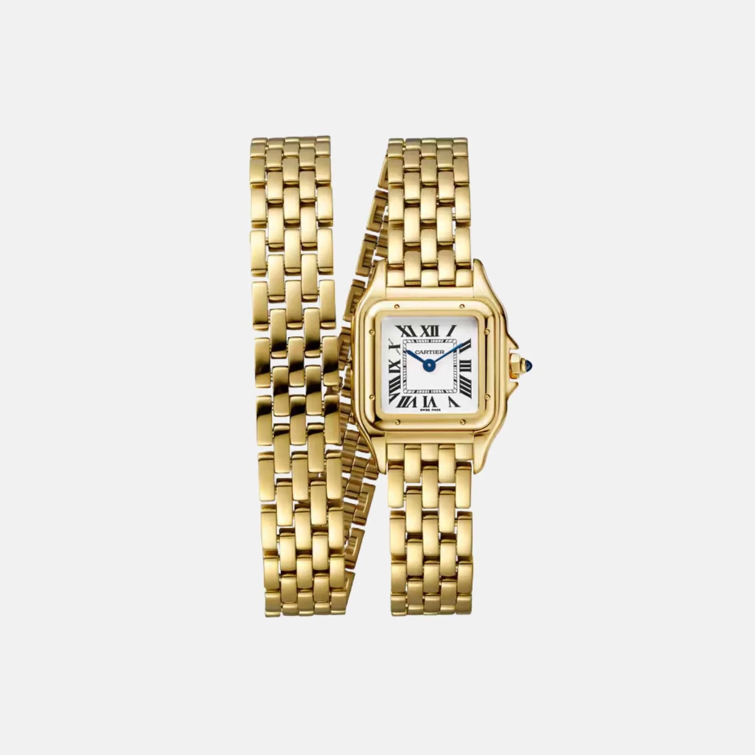 Cartier Panthere Small Model Yellow Gold Double Loop WGPN0013, Front