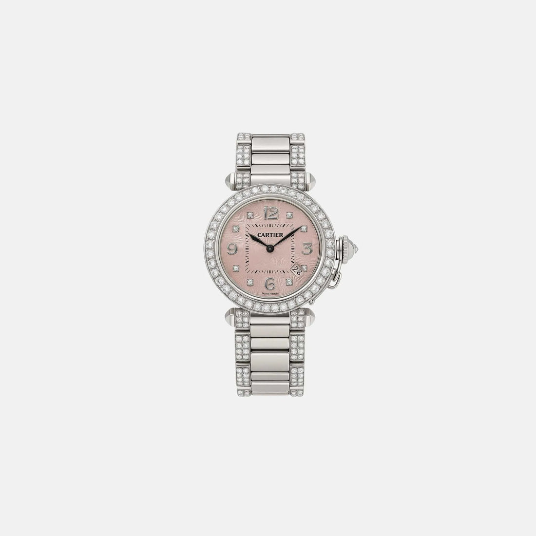 Cartier Pasha De Cartier White Gold - Pink Dial 35mm 2308, Front