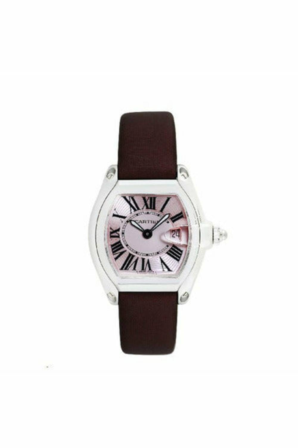 Roadster Pink Dial Stainless Steel Quartz Ladies Watch Ref. 2675