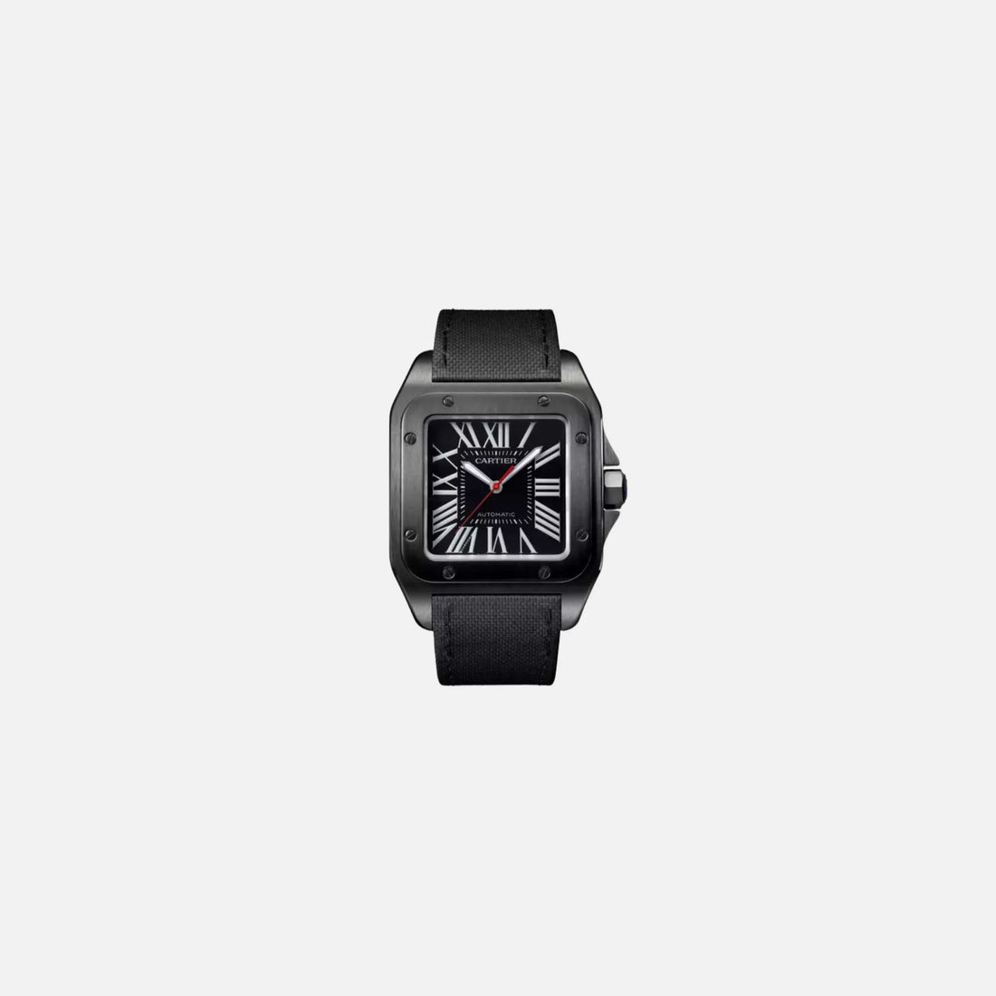 Cartier Santos 100 Stainless Steel &amp; Adlc 41.3mm WSSA0006, Front