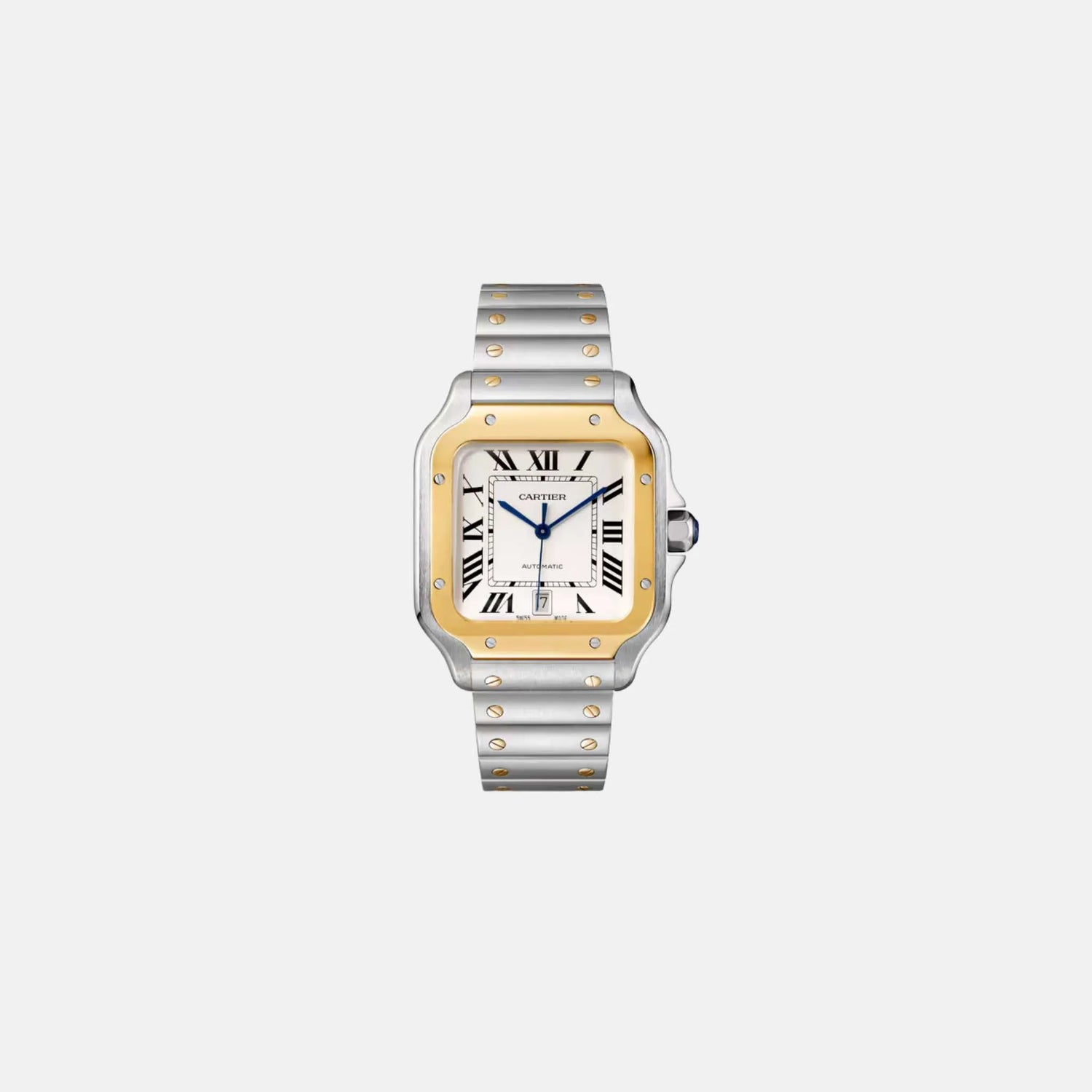 Cartier Santos De Cartier Large Steel Yellow Gold W2SA0009 40mm