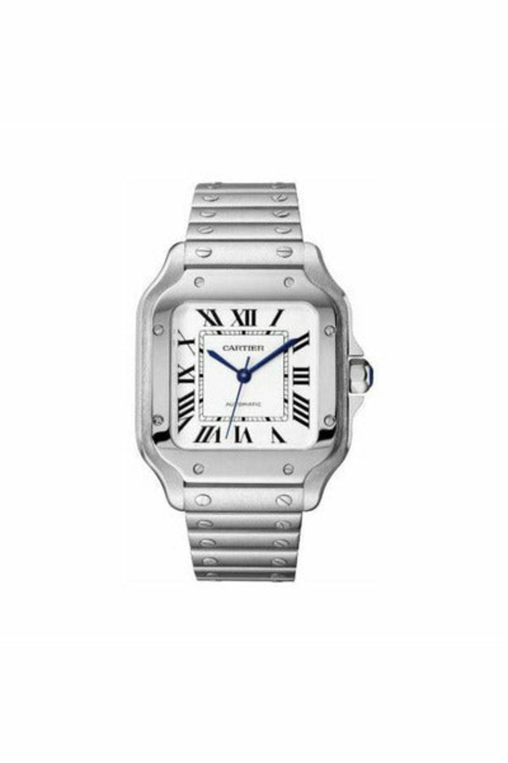 Santos De Cartier Stainless Steel 35Mm Men&