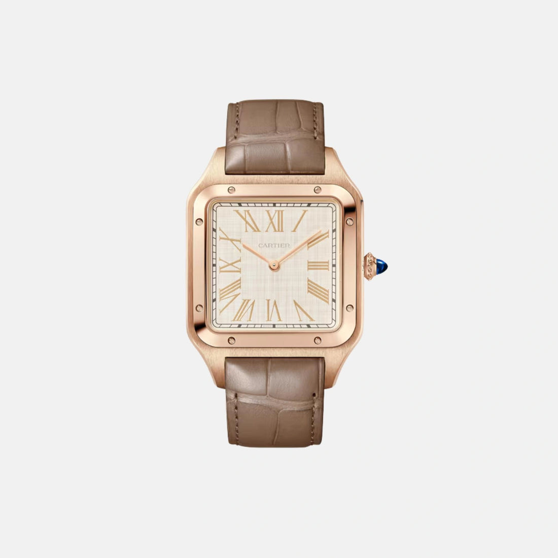 Cartier Santos Dumont Extra Large Model 18K Rose Gold WGSA0112, Front