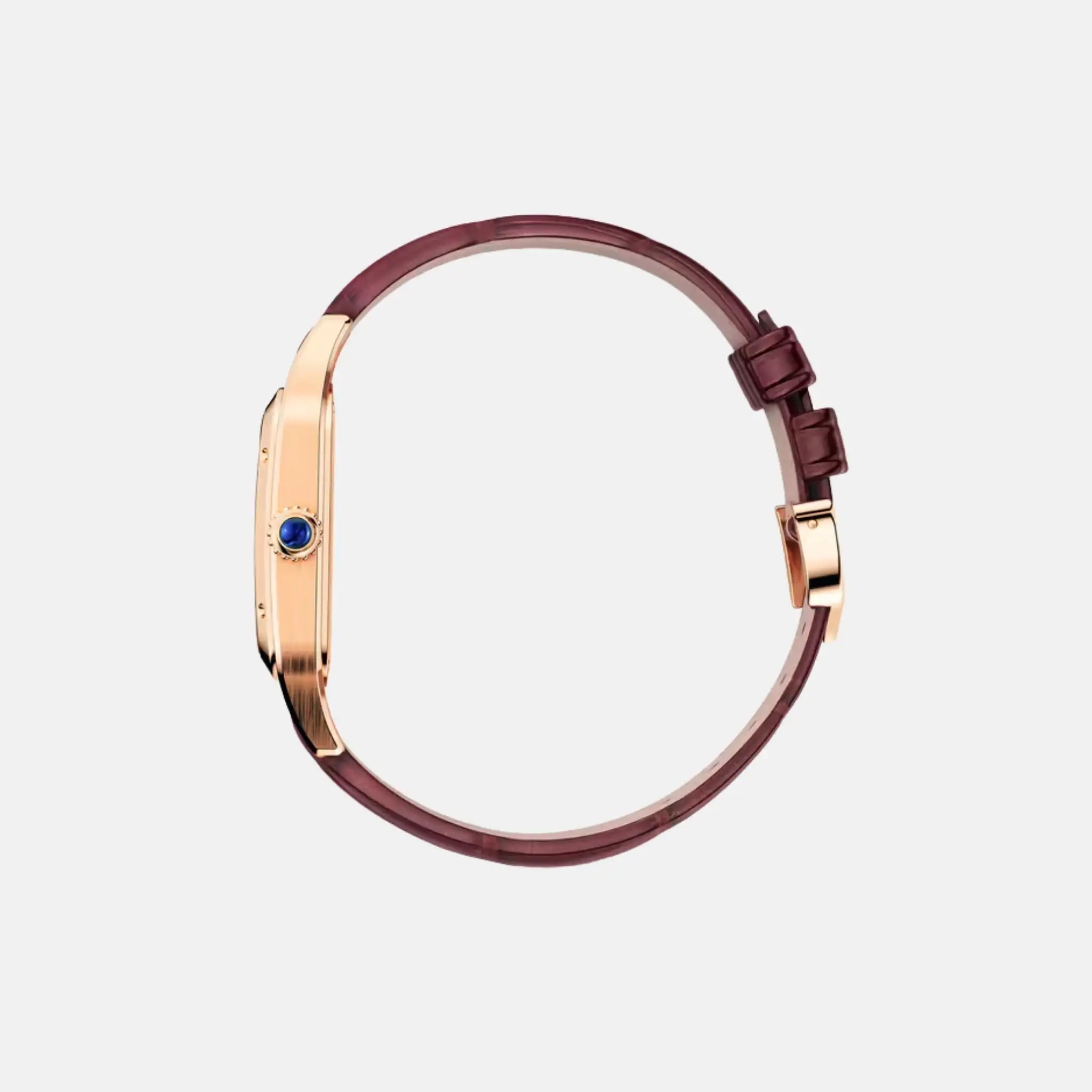 Cartier Santos Dumont Skeleton Large Model Rose Gold WHSA0030, Side