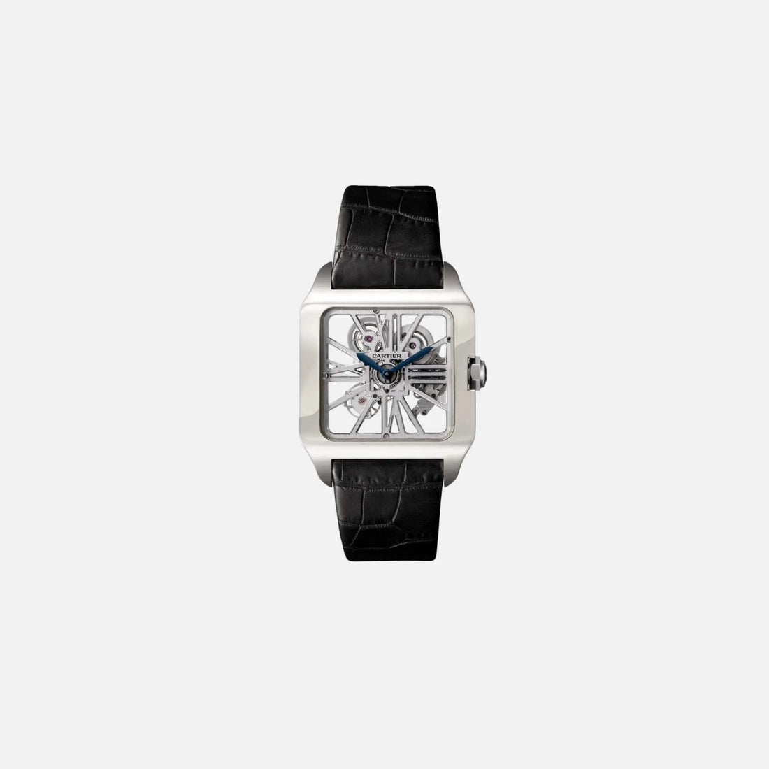 Cartier Santos-Dumont White Gold - Leather 39mm W2020033, Front