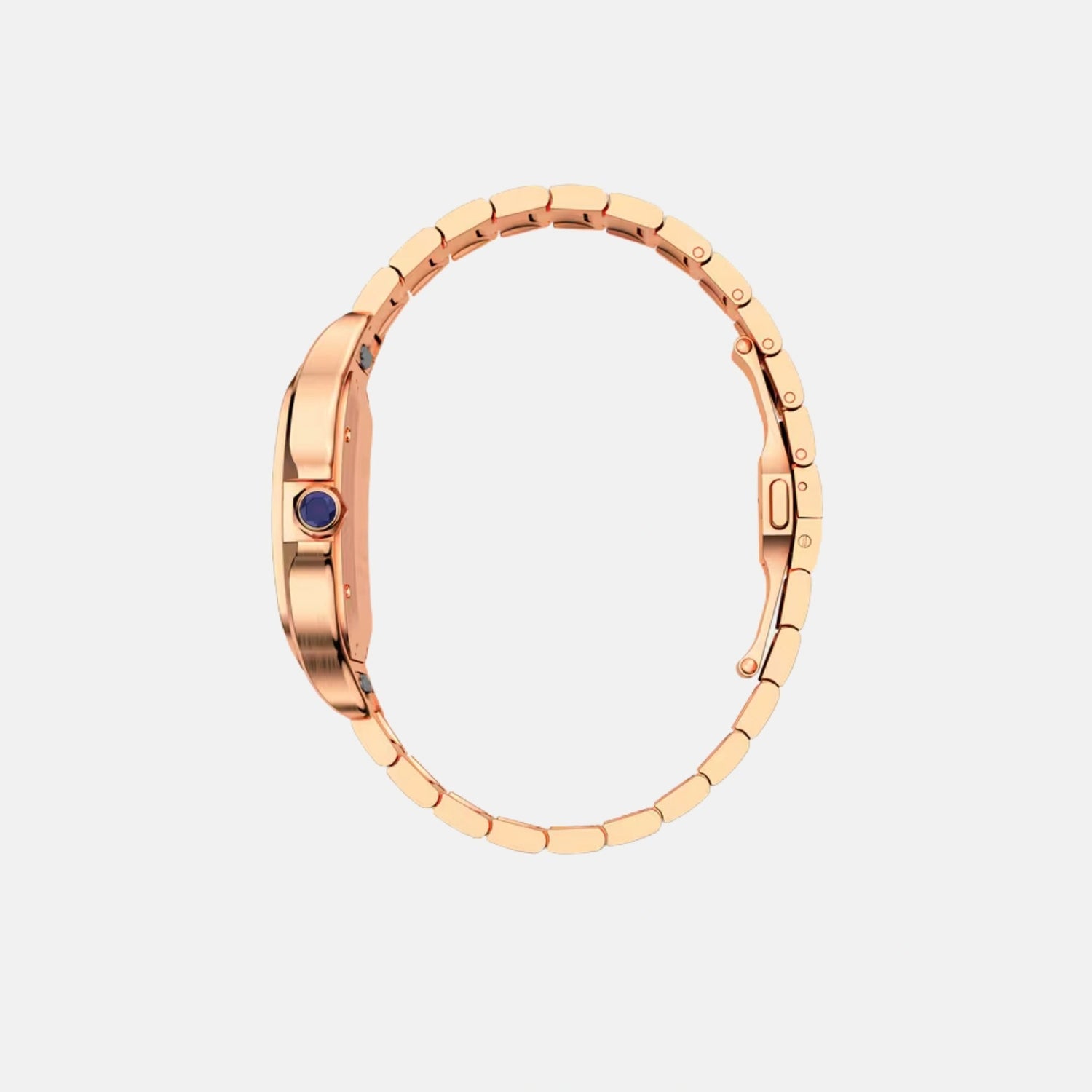 Cartier Santos Large Model 18K Rose Gold Automatic WGSA0007, Side