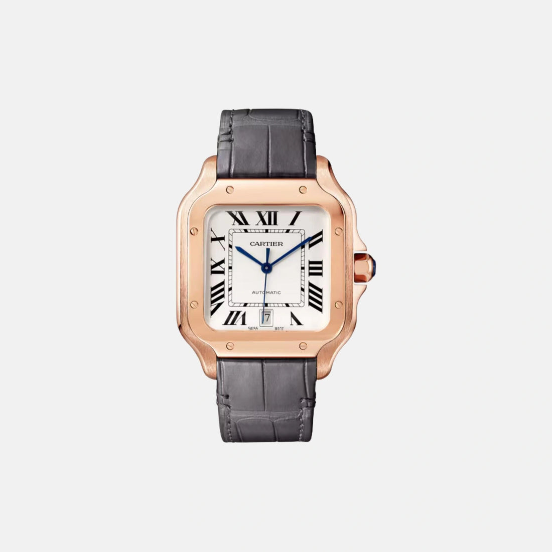 Cartier Santos Large Model 18K Rose Gold Automatic WGSA0019