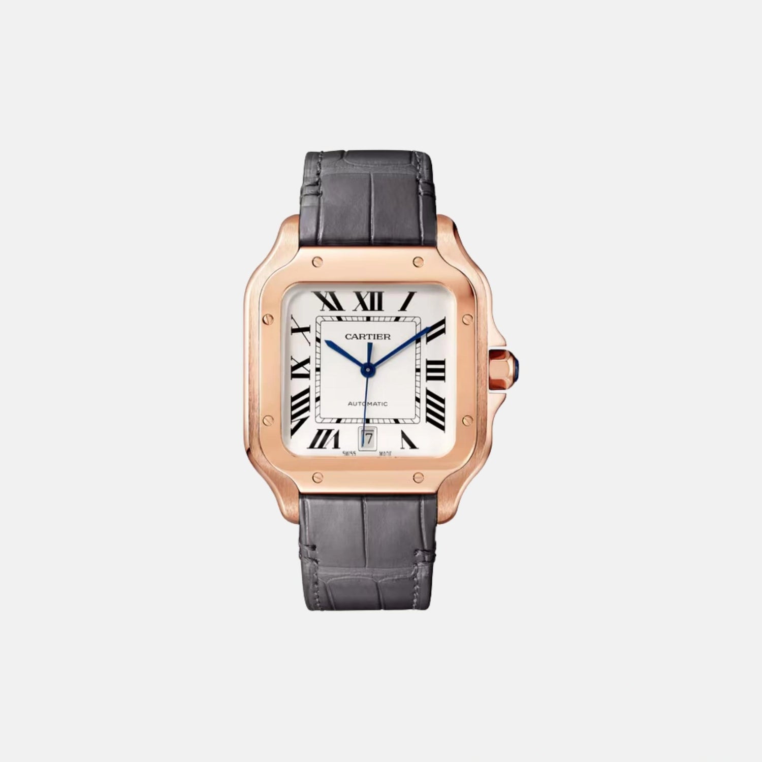 Cartier Santos Large Model 18K Rose Gold Automatic WGSA0019