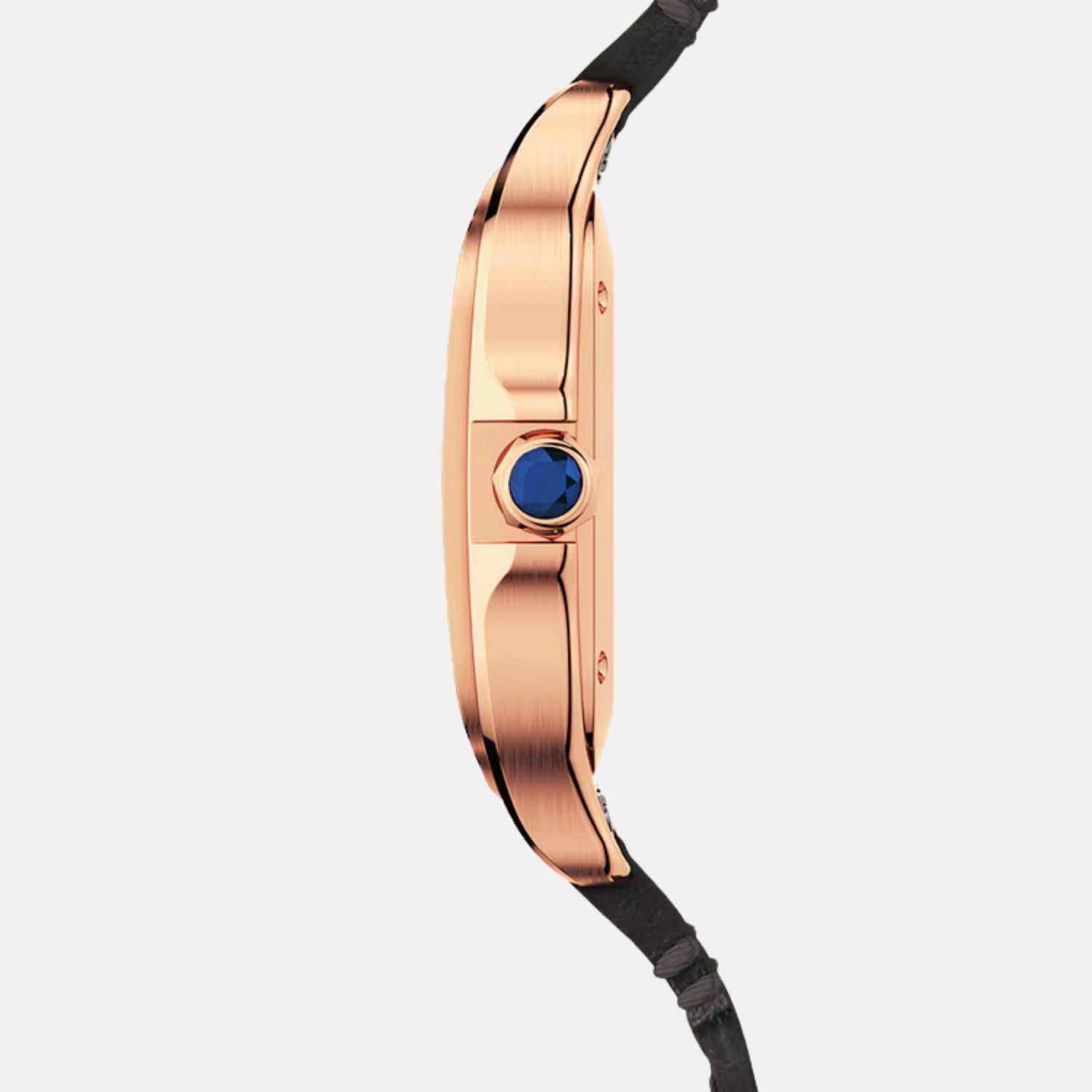 Cartier Santos Medium Model 18K Rose Gold Automatic WGSA0028, Side