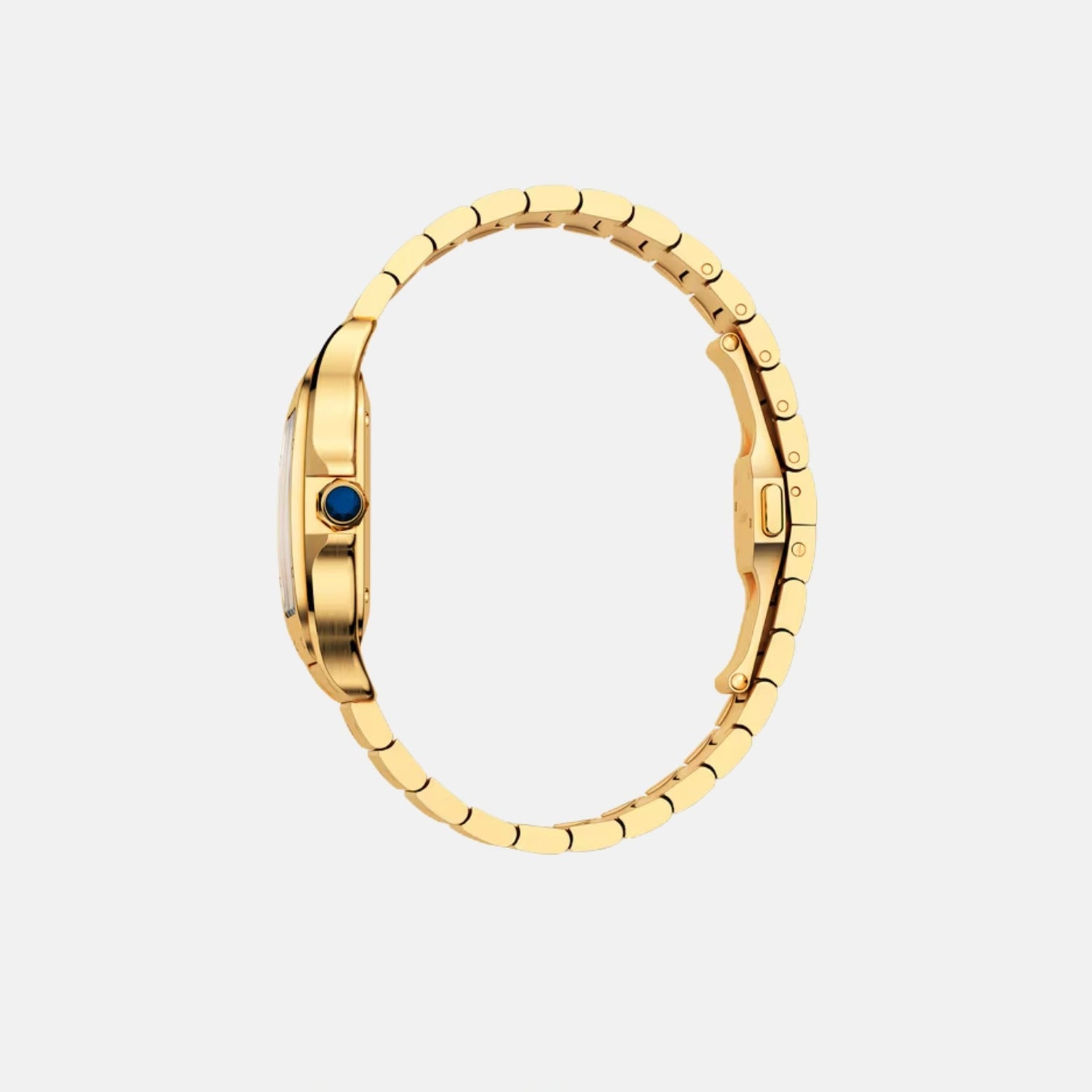 Cartier Santos Medium Model 18K Yellow Gold Automatic WGSA0030, Side