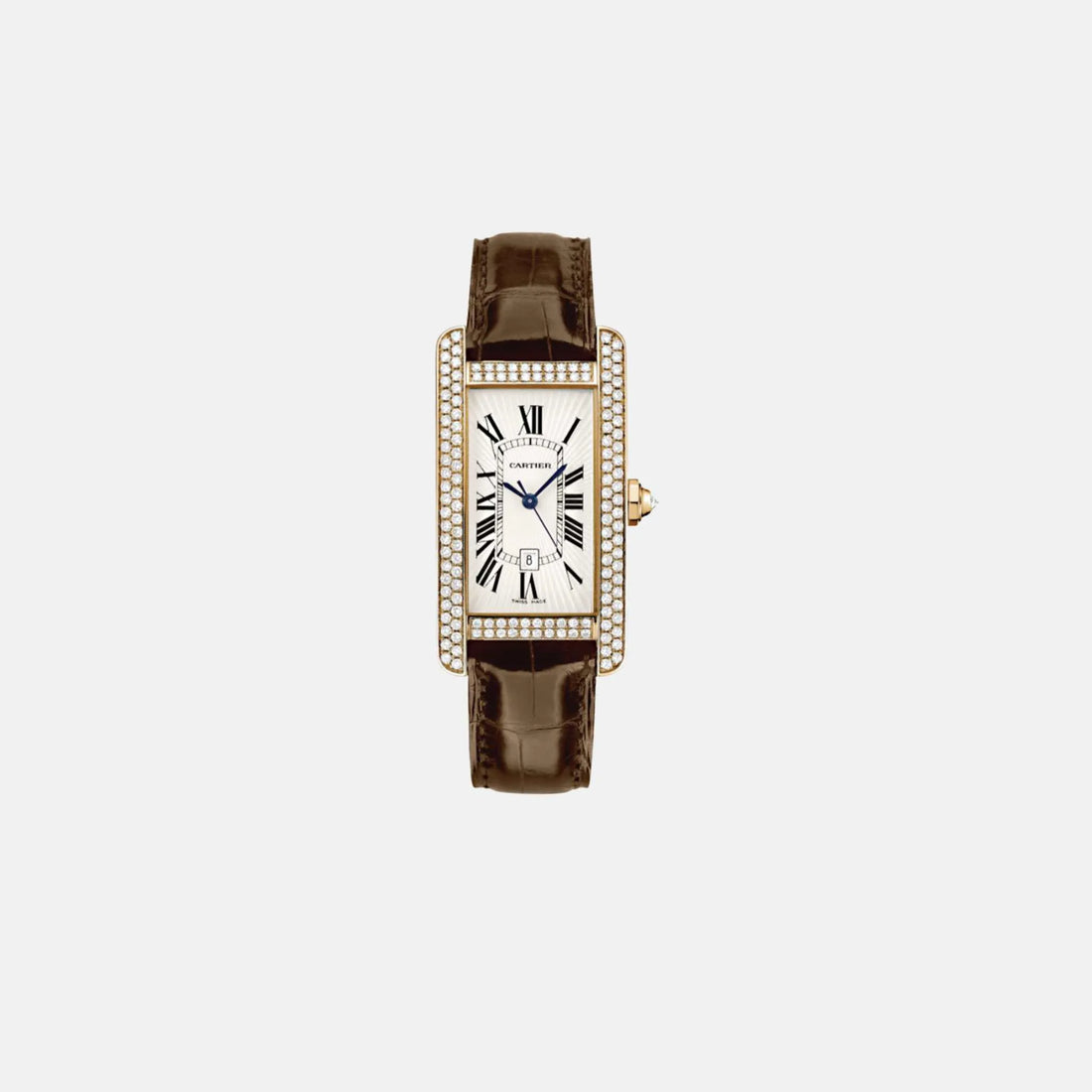 Cartier Tank Americaine Rose Gold 41.4X22.6 mm WB704751, Front