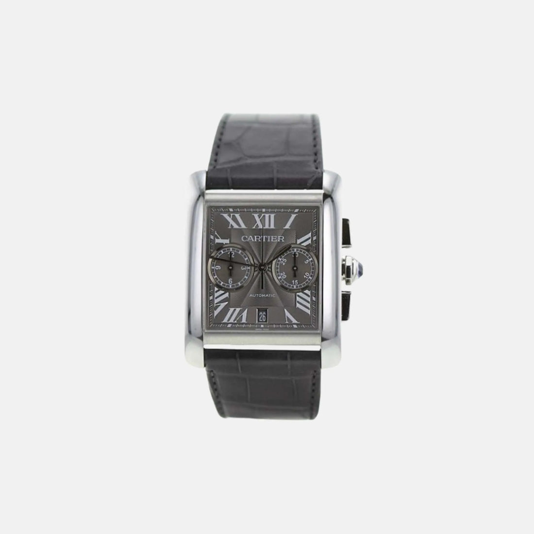 Cartier Tank Mc Chronograph Stainless Steel 34.3X44 mm W5330008, Front
