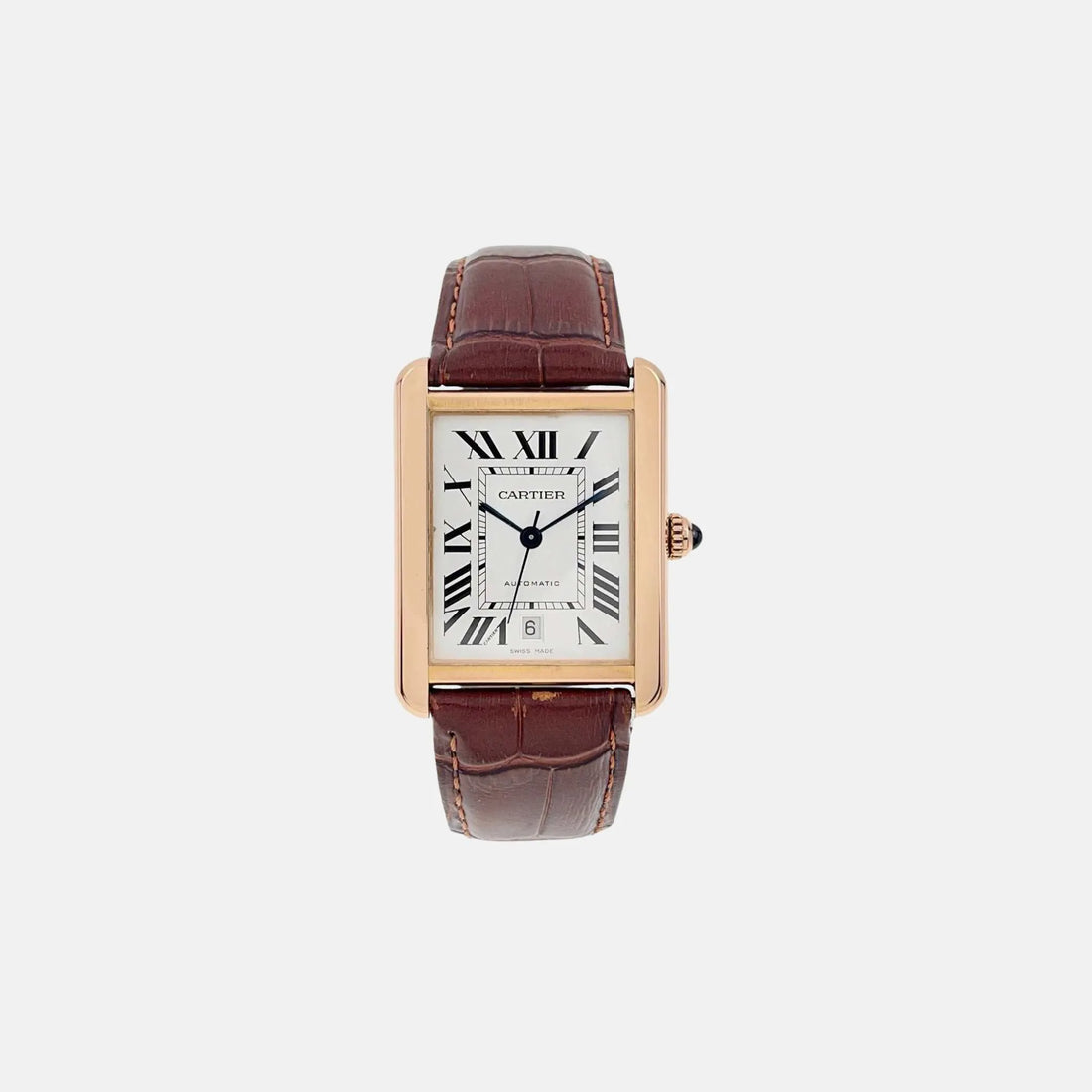 Cartier Tank Solo XL Model 31X40.8 mm Rose Gold W5200026,Front