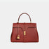 Celine Classique 16 Bag In Natural Calfskin Handbag, Teck Color, Front View