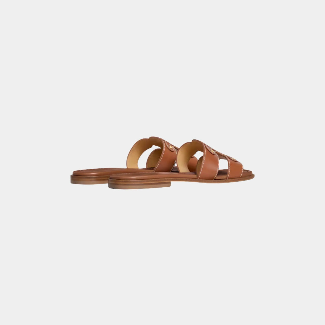 Celine Marina Mule in Calfskin, Tan, Back