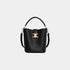 Celine Small Louise Bag In Smooth Calfskin Handbag, Black, FrontView