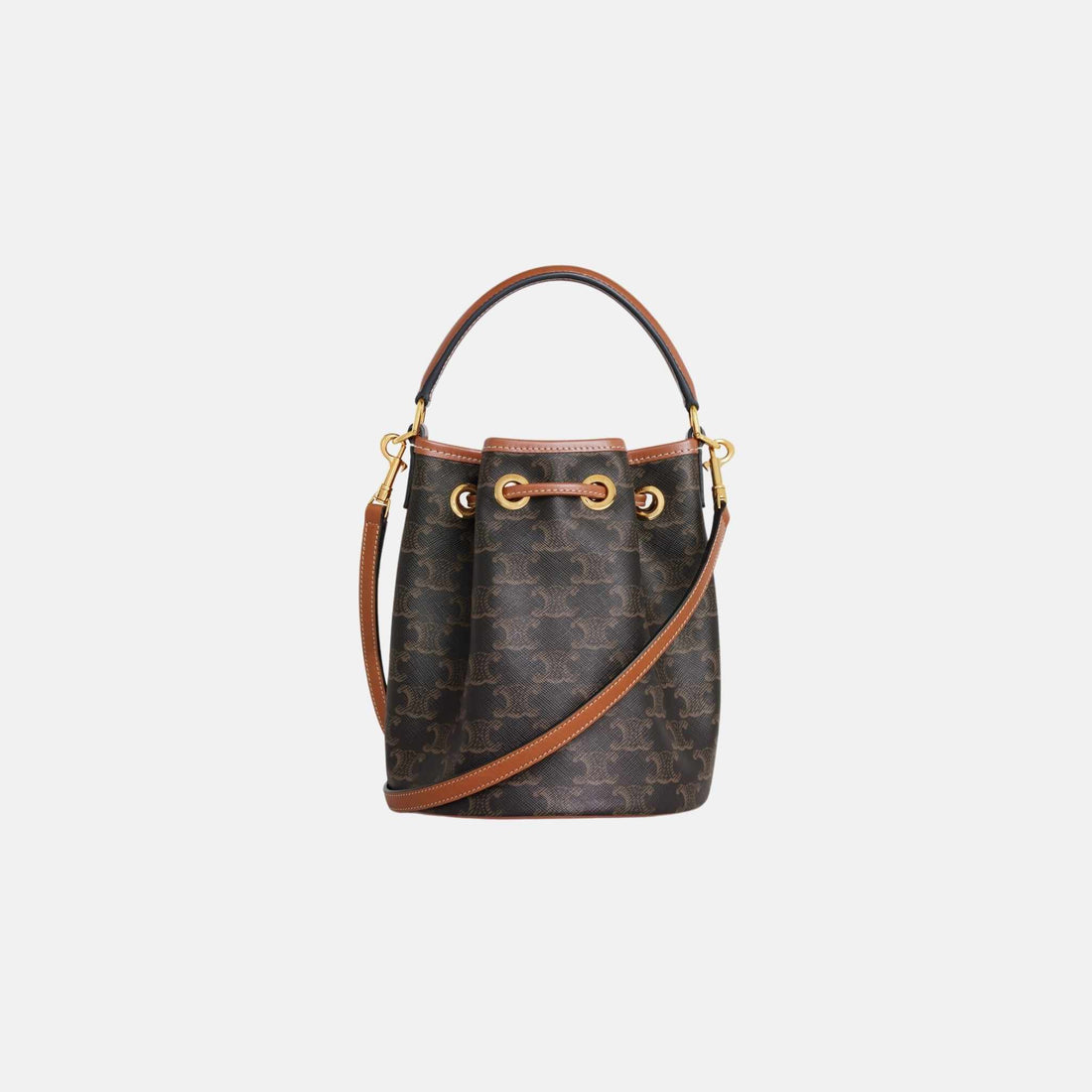 Teen Clara Bag In Triomphe Canvas And Calfskin, Back