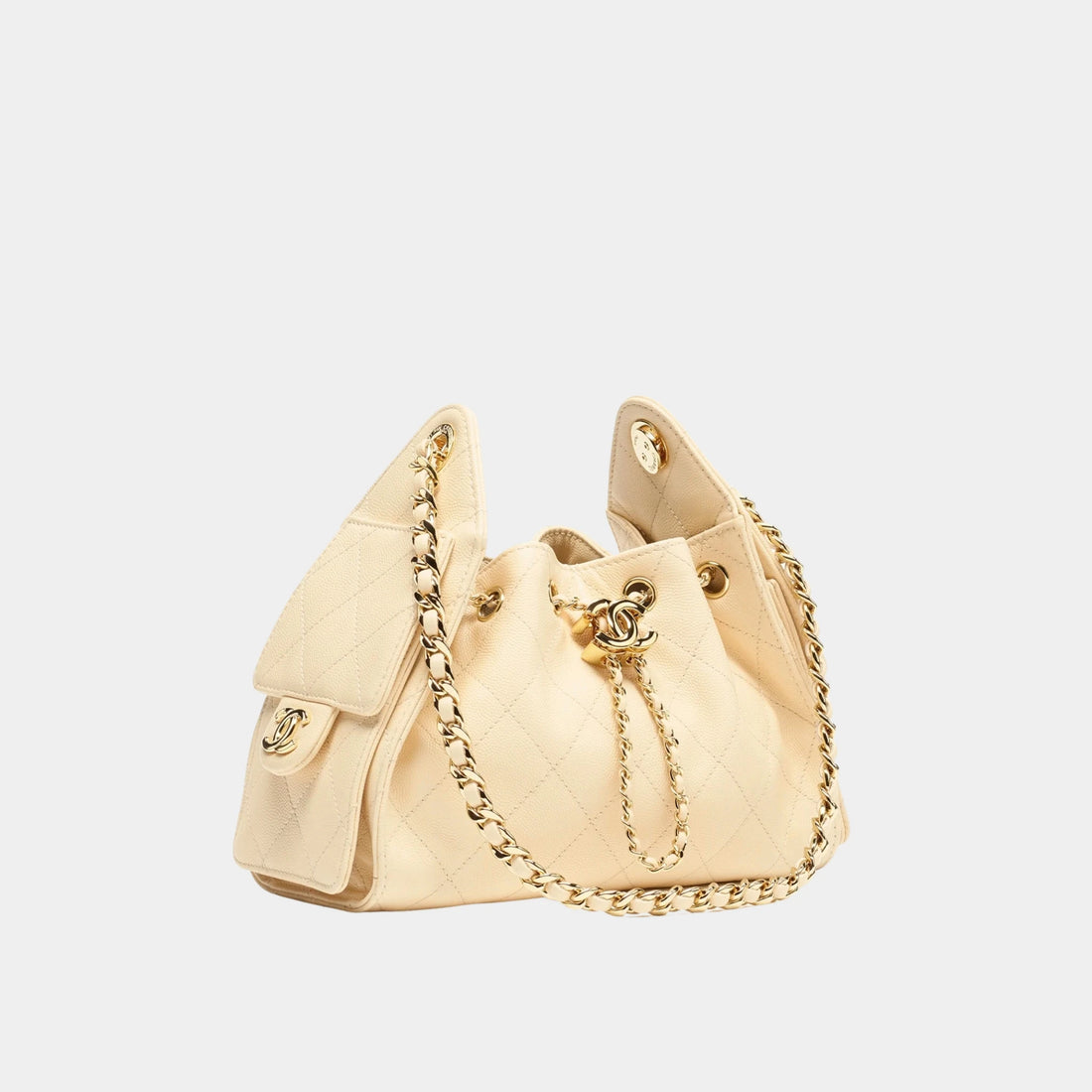 Chanel 25 Mini Handbag Calfskin &amp; Gold-Tone Metal