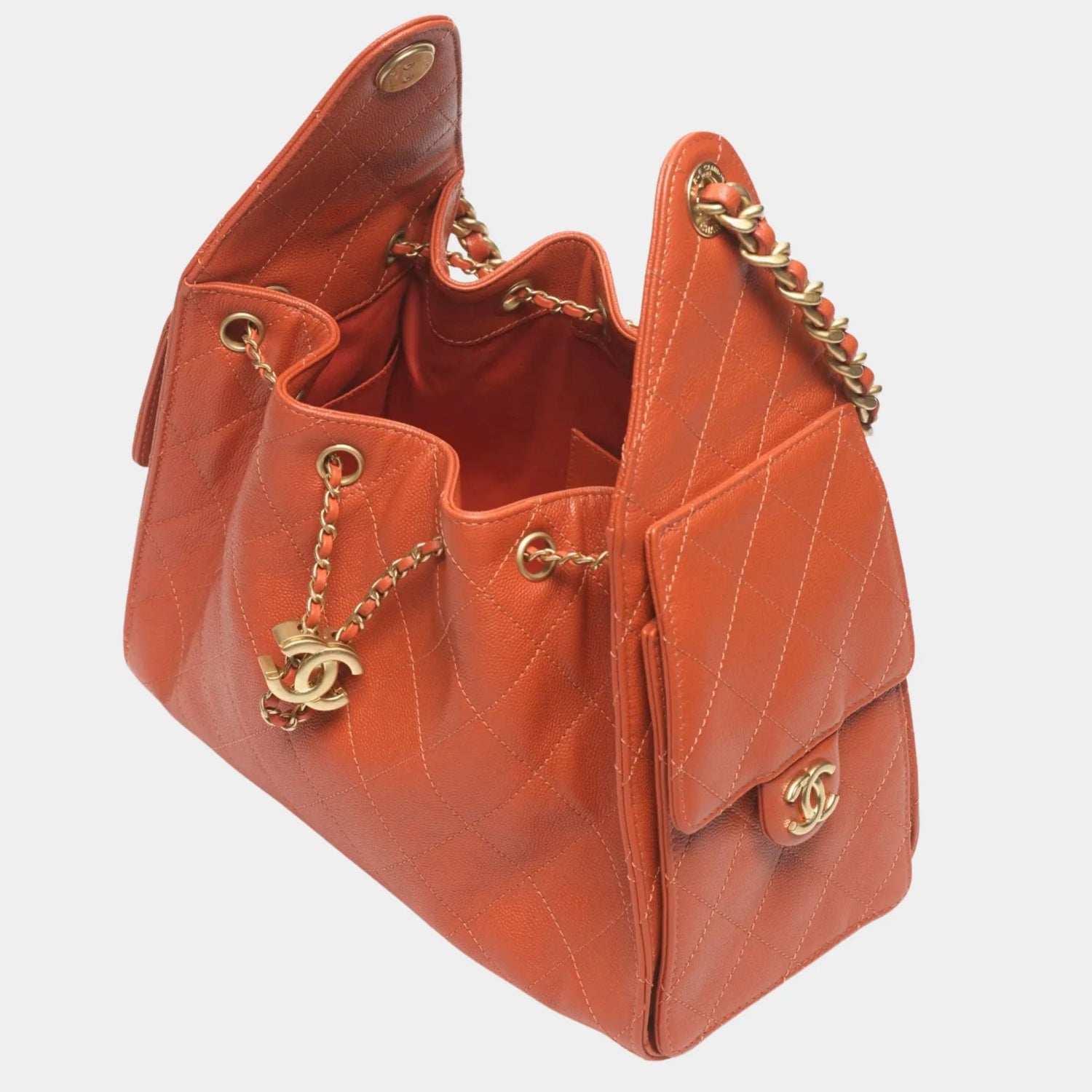 Chanel 25 Small Handbag Calfskin &amp; Gold-Tone Metal