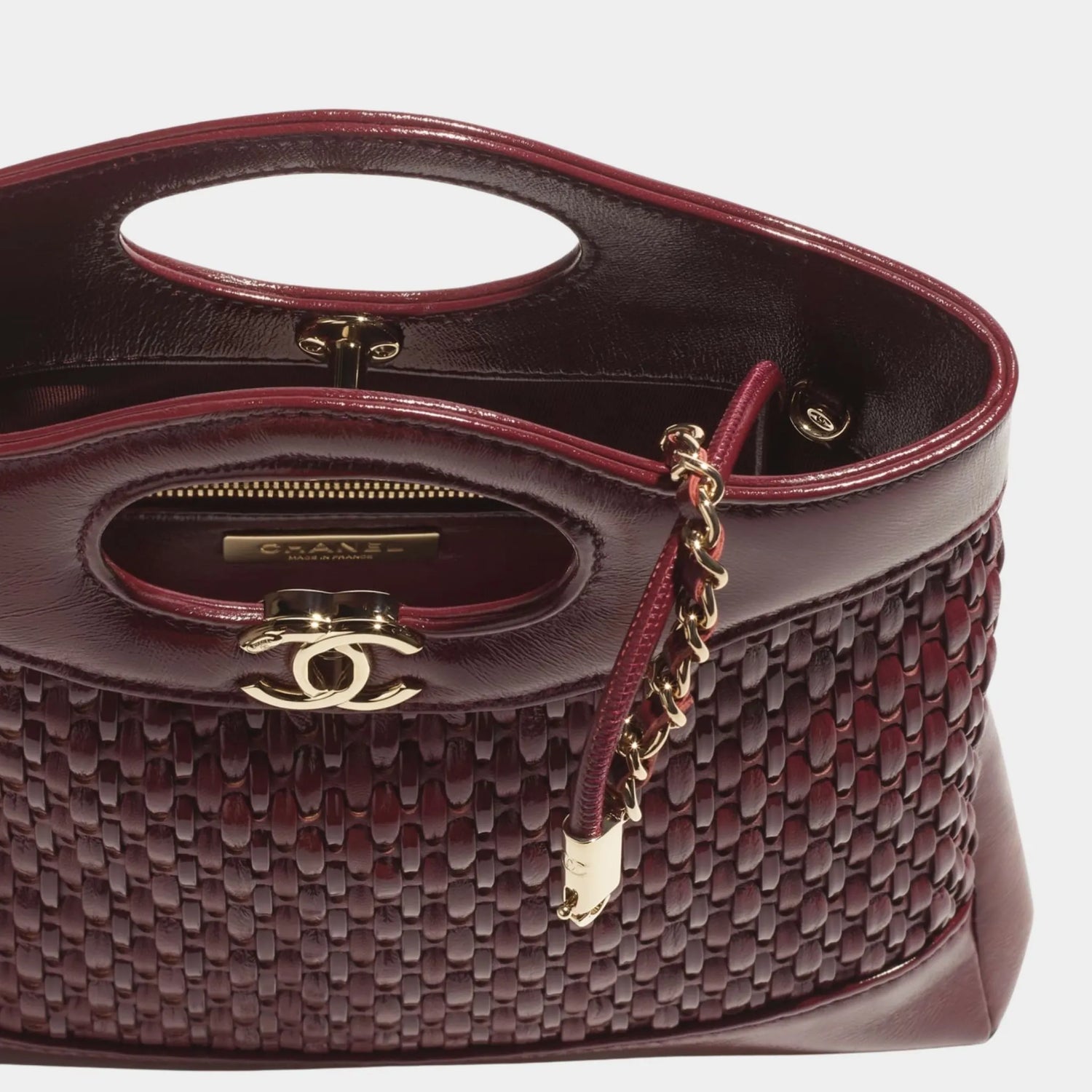 Chanel 31 Mini Shopping Bag Leather &amp; Gold Tone Metal