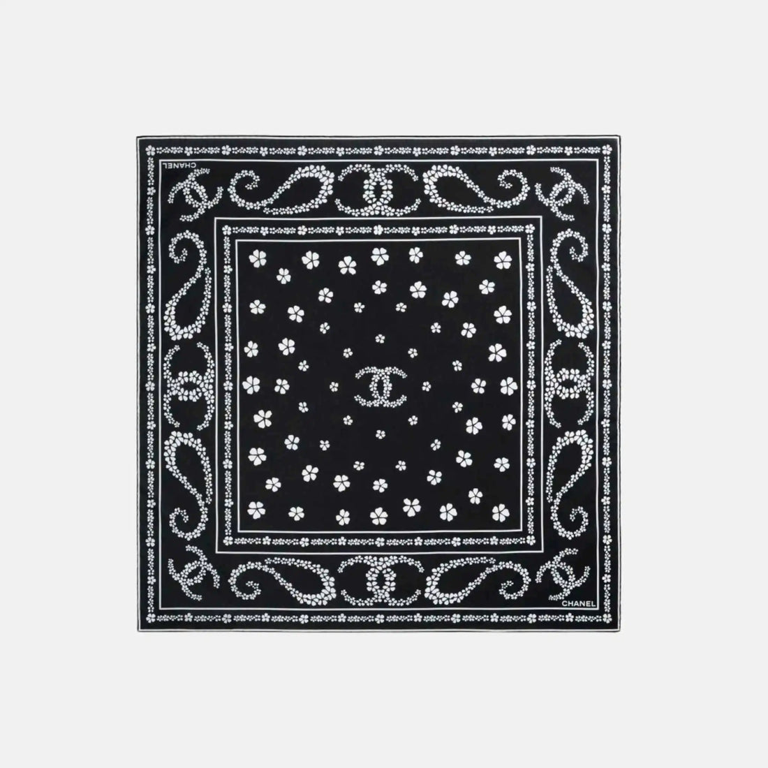 Chanel Bandana In Cotton And Silk From Coco Beach 2025 Collection, Front