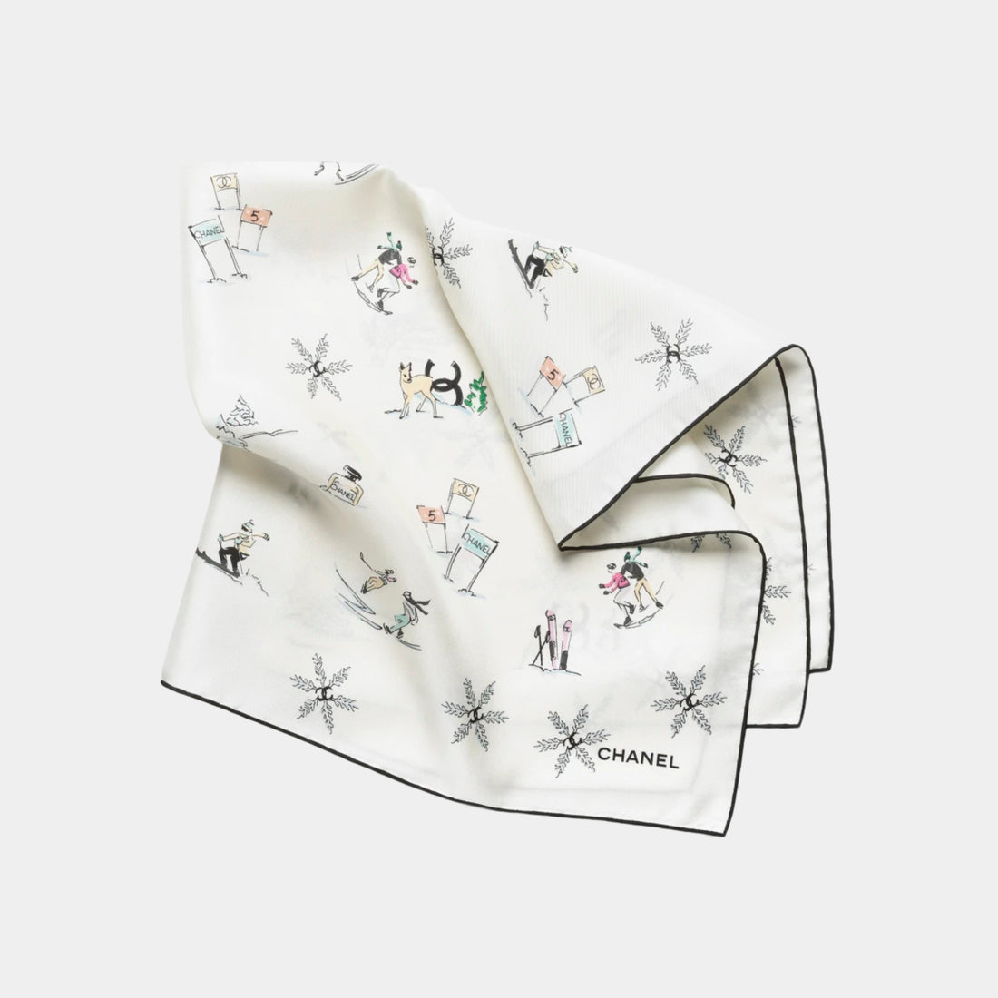 Chanel Bandana in Silk Twill