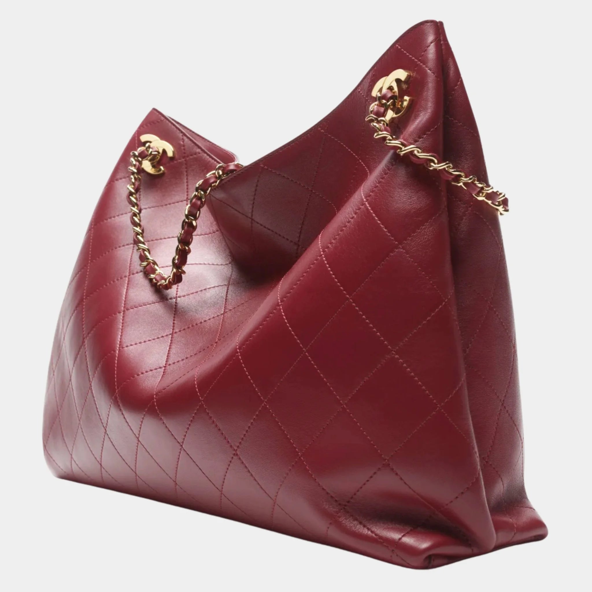 Chanel Basket Lamb &amp; Gold-Plated Metal