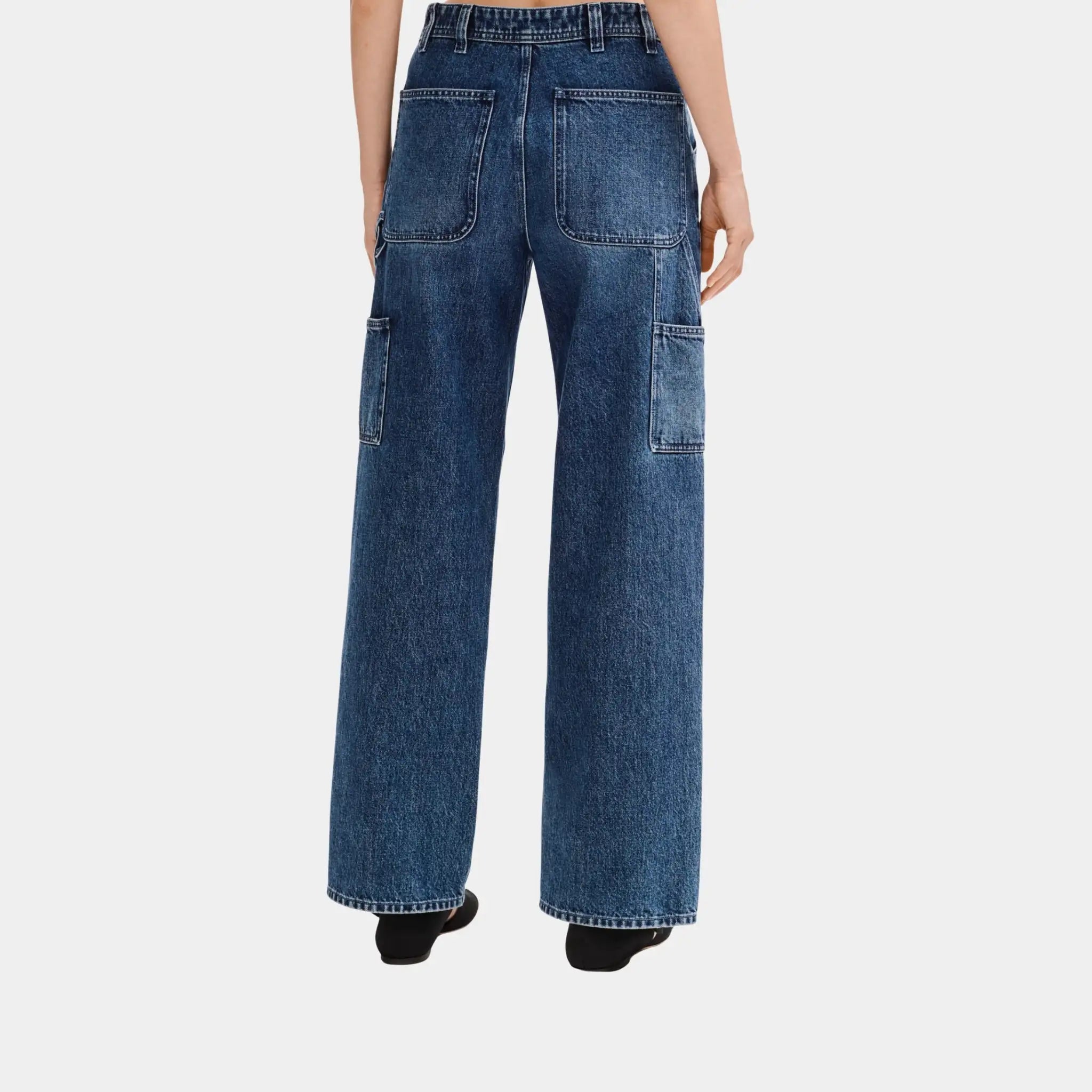 Chanel Blue Jeans in Washed Out Denim, Front