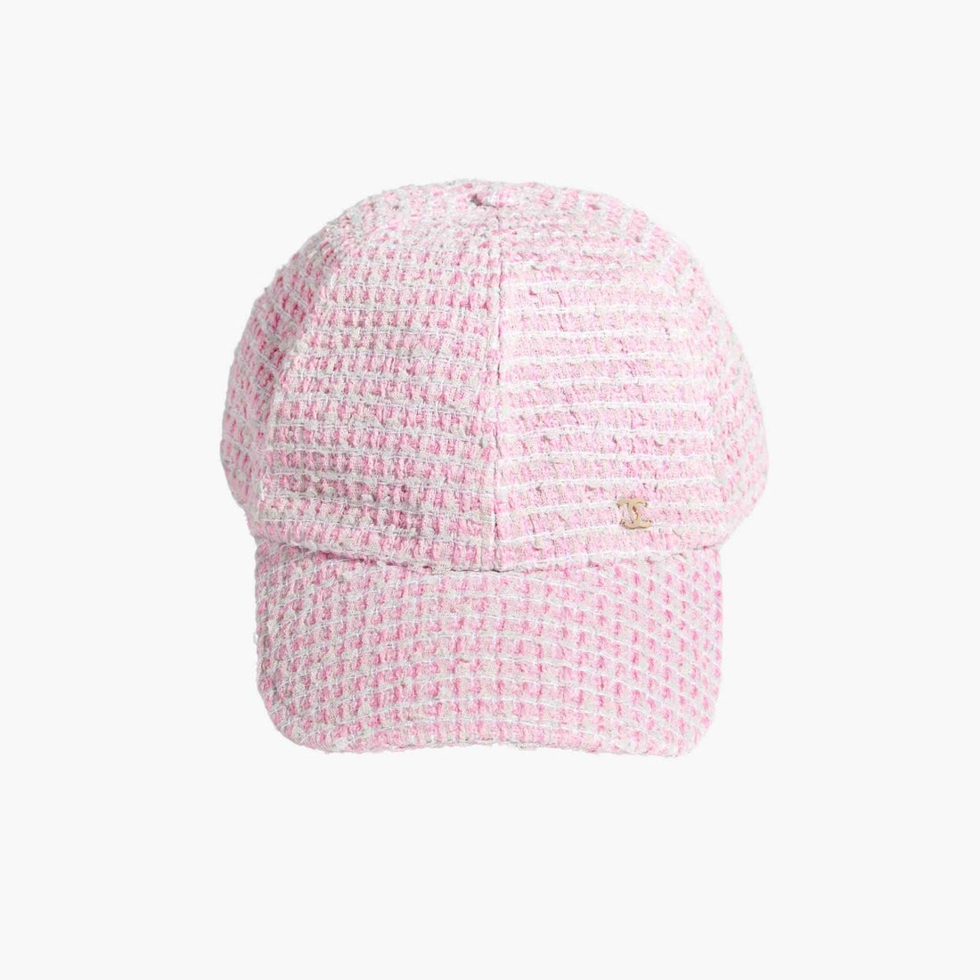 Chanel Cap Cotton Tweed, Front