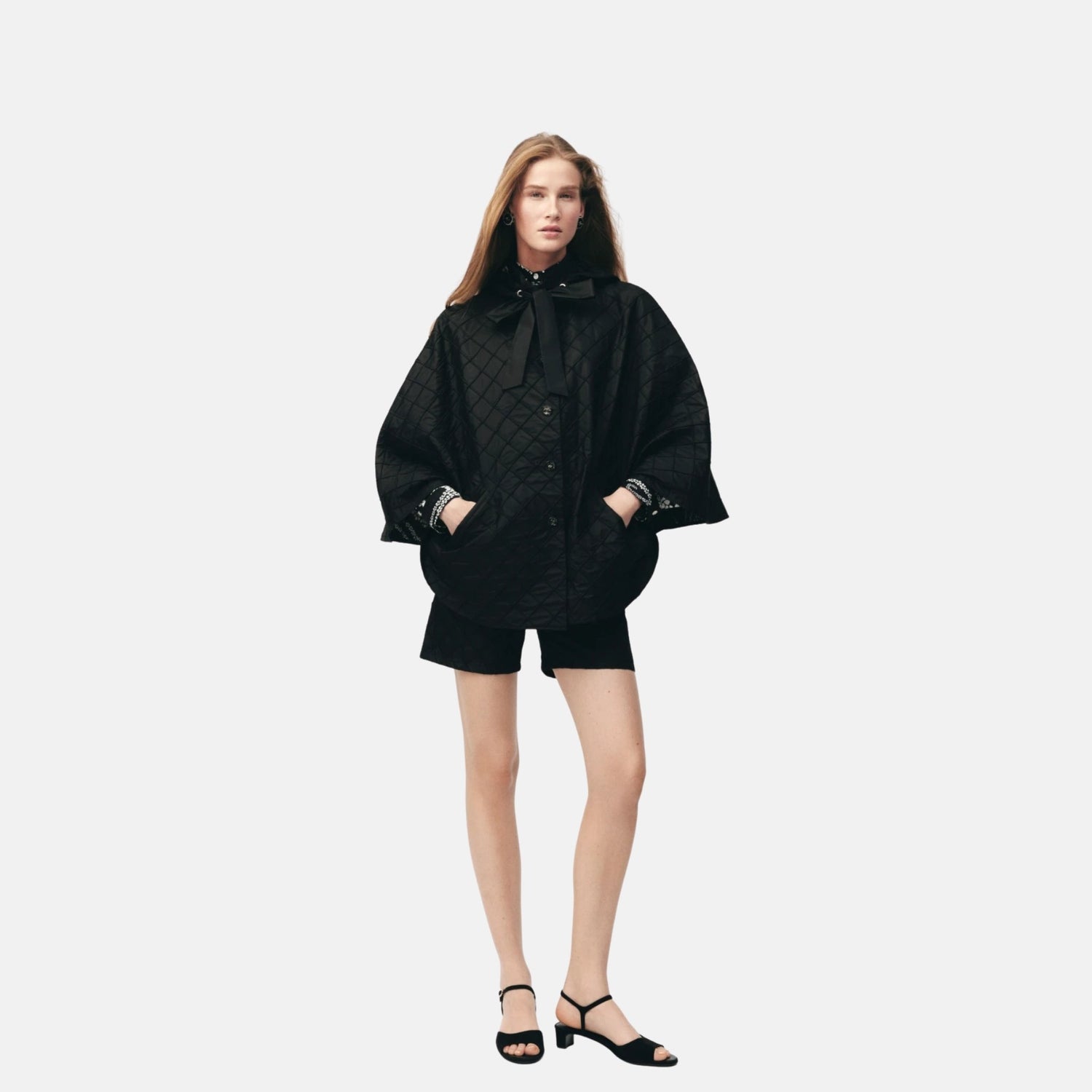 Chanel Cape In Taffeta Coco Beach Collection, Front