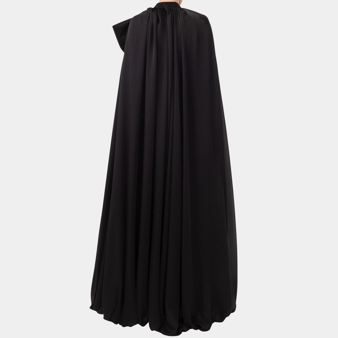 Chanel Cape Silk Charmeuse in Black, Back