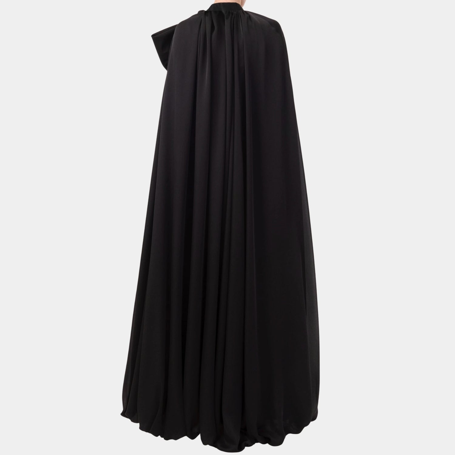 Chanel Cape Silk Charmeuse in Black, Back
