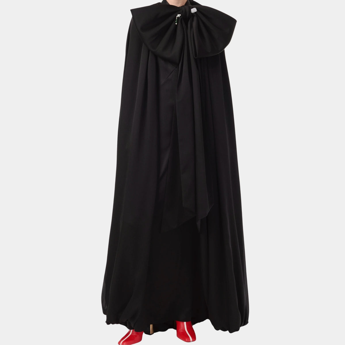 Cape Silk Charmeuse in Black