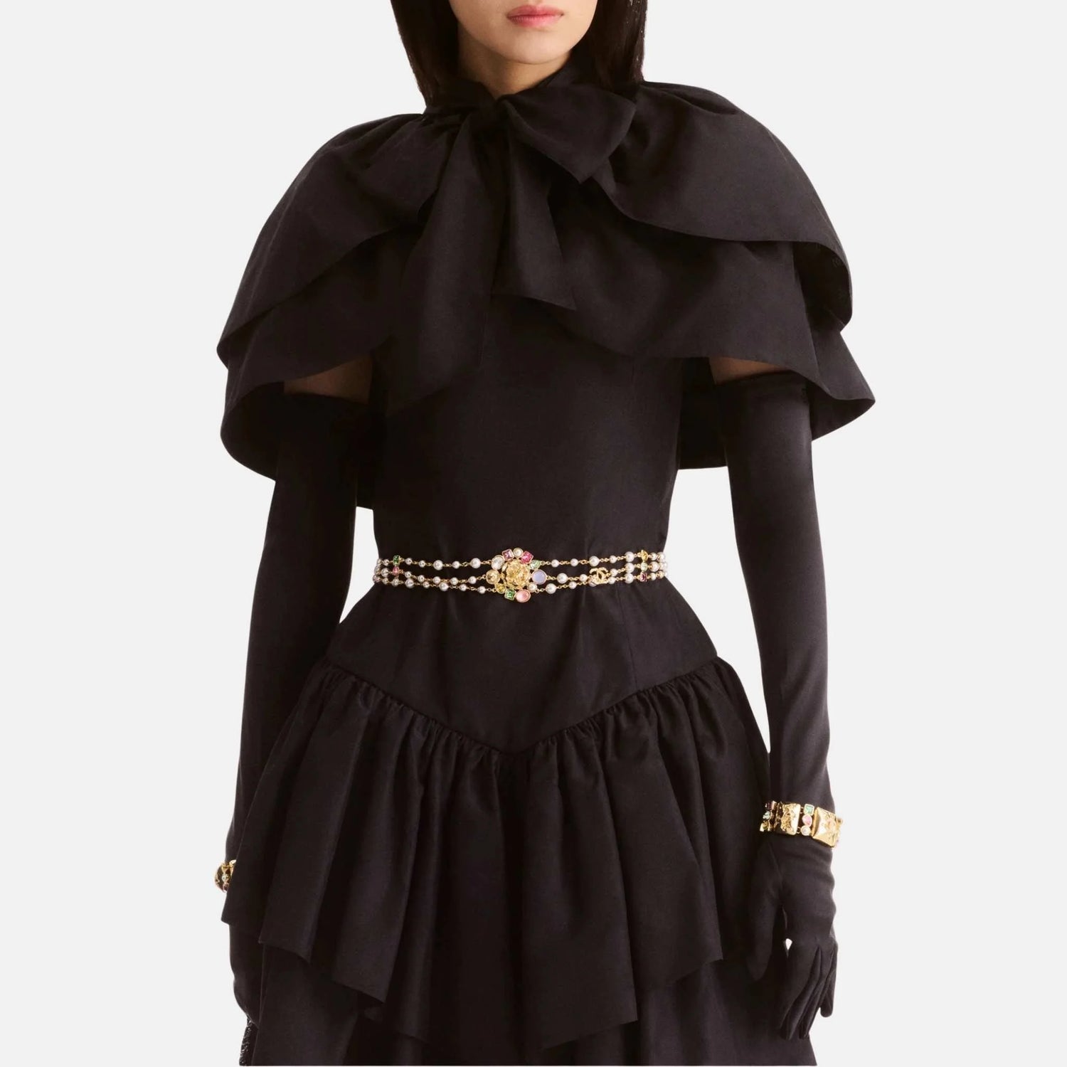 Chanel Cape in Silk Taffeta