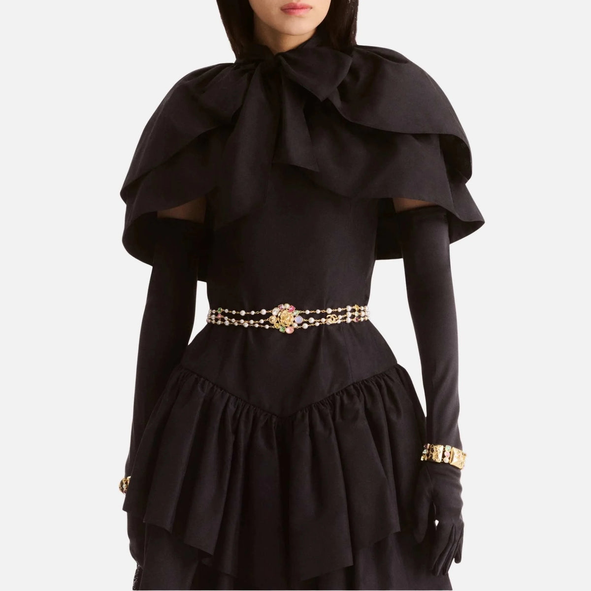 Cape in Silk Taffeta