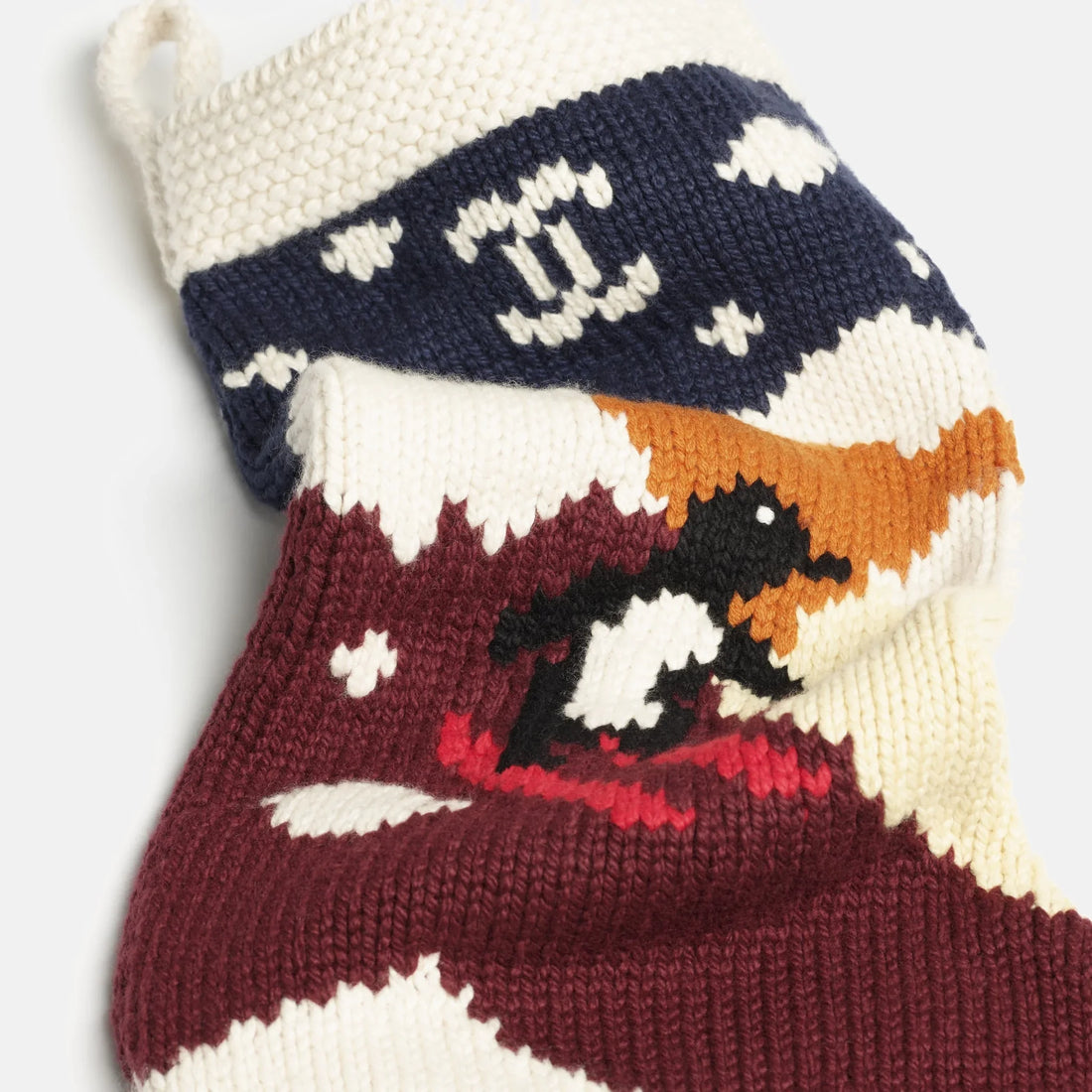 Chanel Christmas Stocking cashmere ecru and multicolour Coco Neige 2026 penguin detail