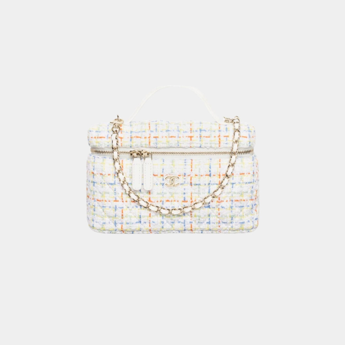 Classic Vanity with Chain in Cotton and Wool Tweed