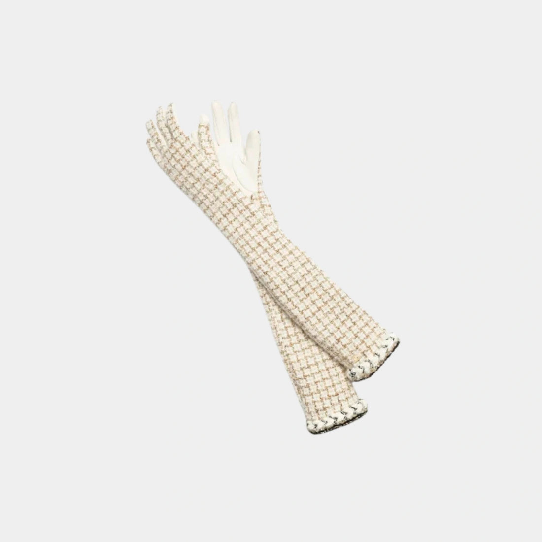 Gloves Tweed &amp; Lambskin, Front