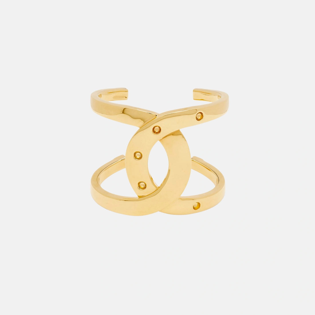 Chanel Gold Metal Cuff