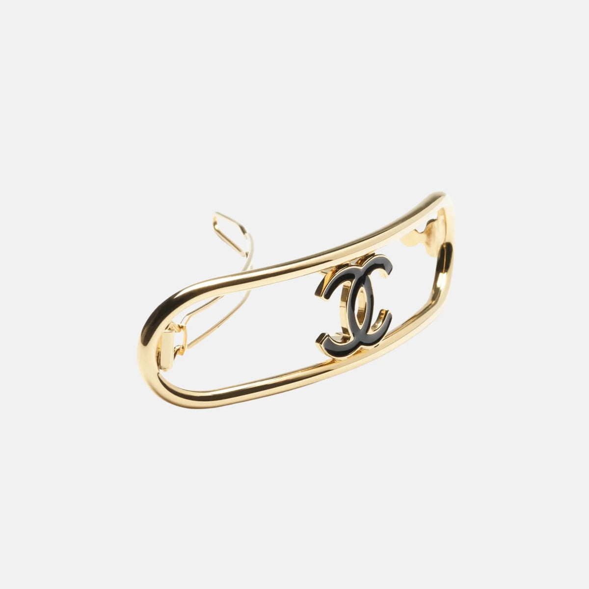 Hair Clip Metal in Golden and Black
