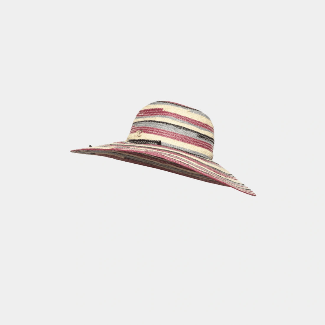 Chanel Hat Straw Glass &amp; Metal Beige Multicolor &amp; Gold