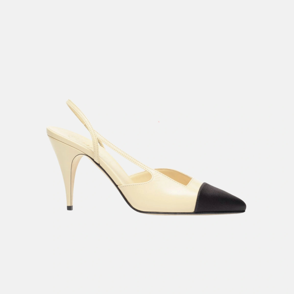 Heeled Slingbacks Goatskin Mixed Fibers
