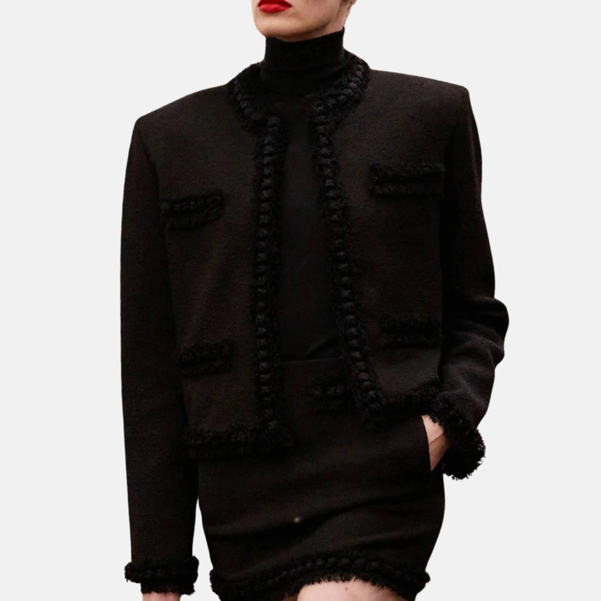 Jacket Black in Silk