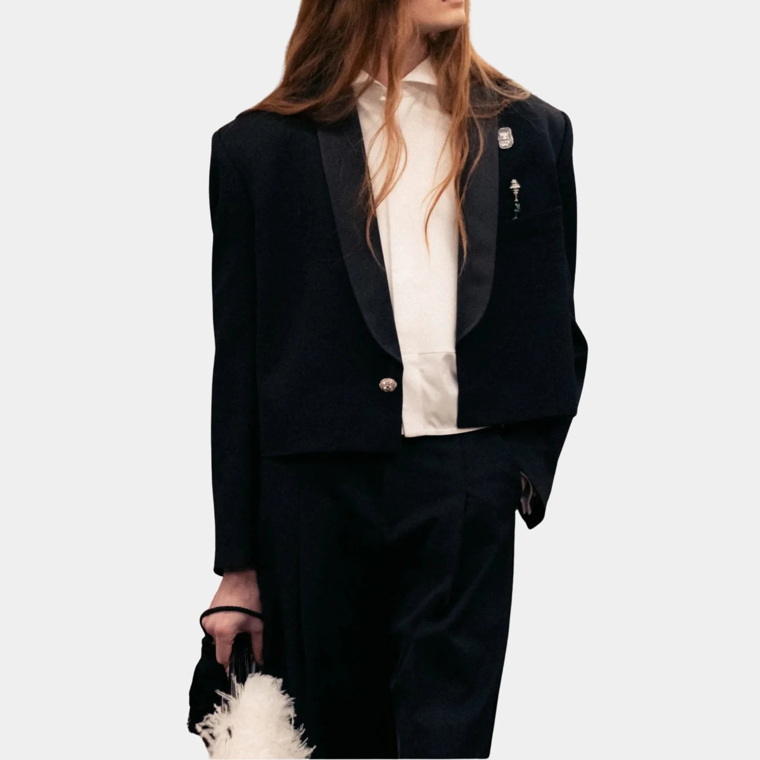 Jacket in Black Wool