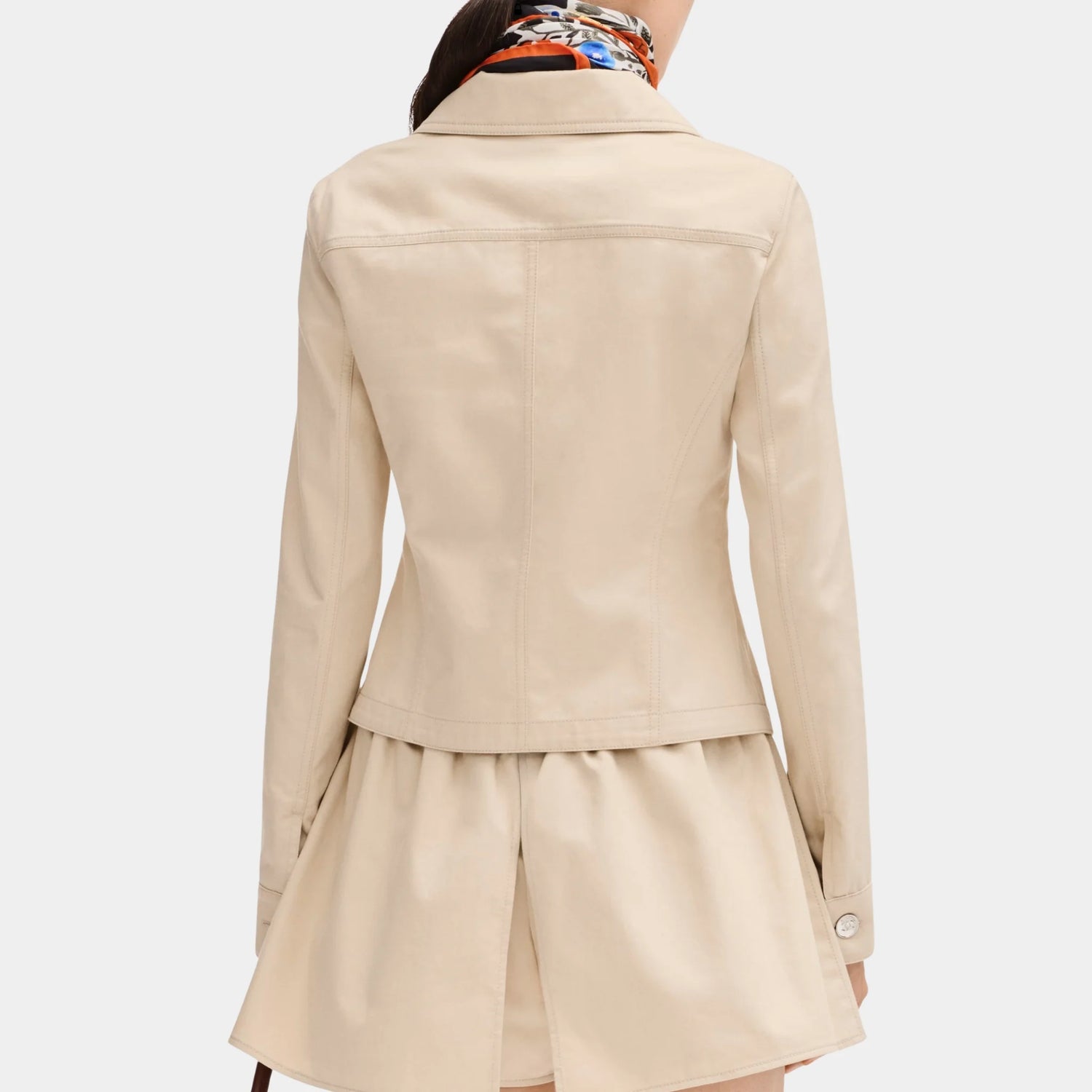 Jacket in Gabardine Beige