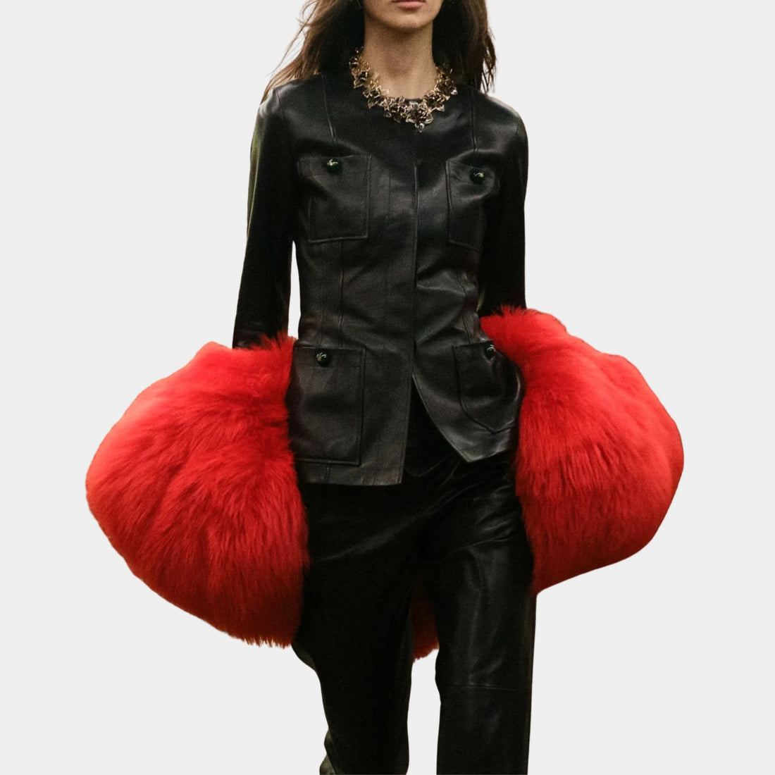 Chanel Jacket Lambskin Black