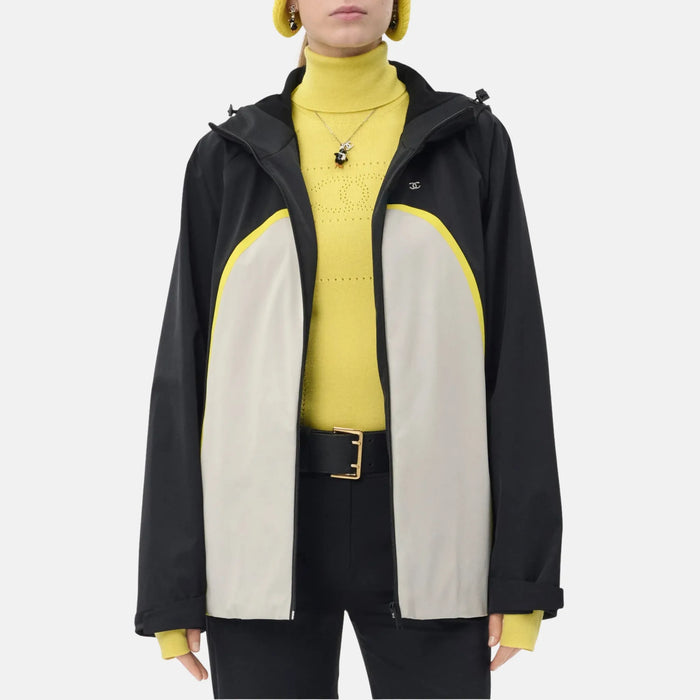 Chanel Jacket Mixed Fibres in Black Grey and Yellow — Coco Neige 2026