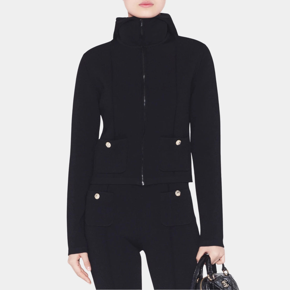 Jacket Wool & Mixed Fibres  Black