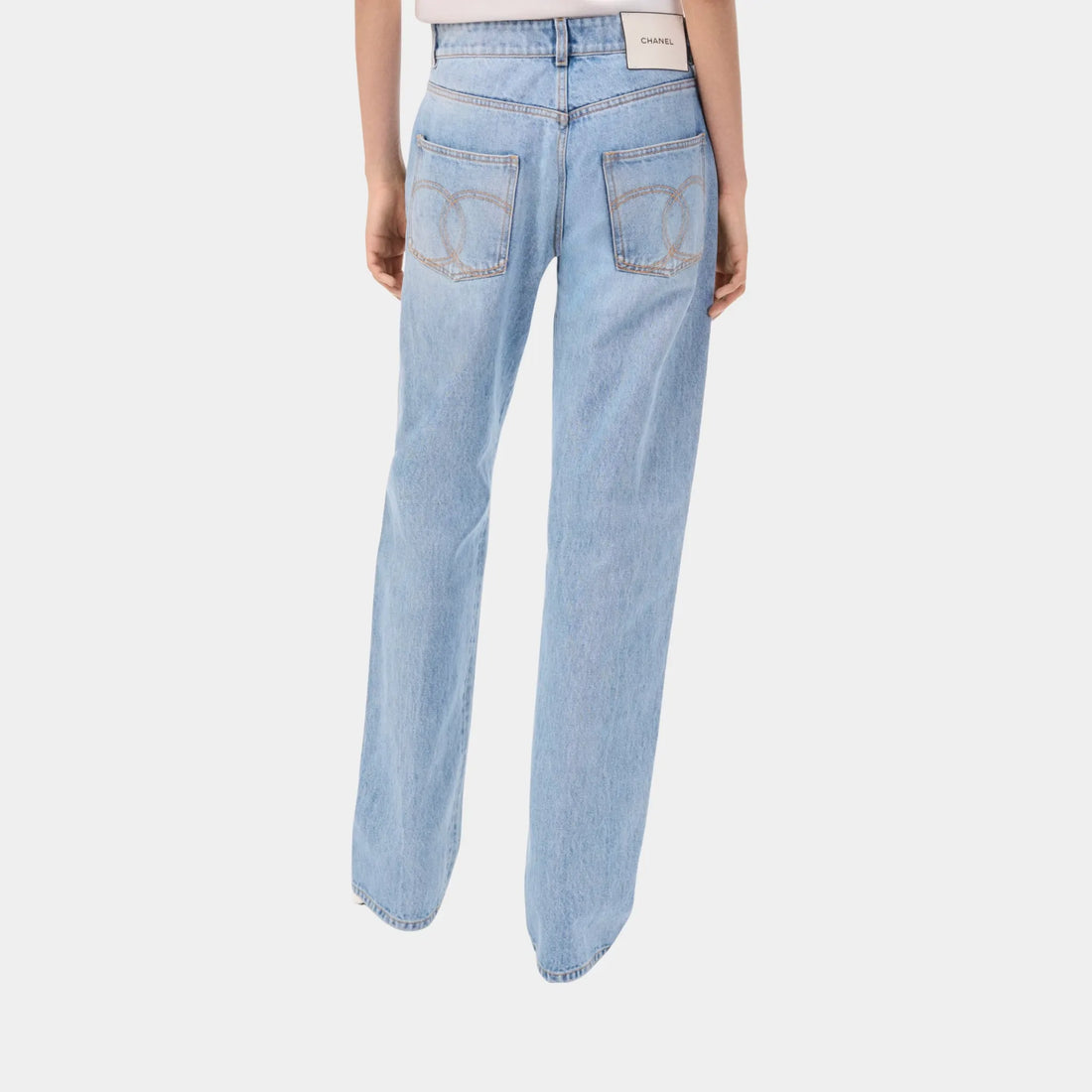 Chanel Jeans Denim Blue, Back