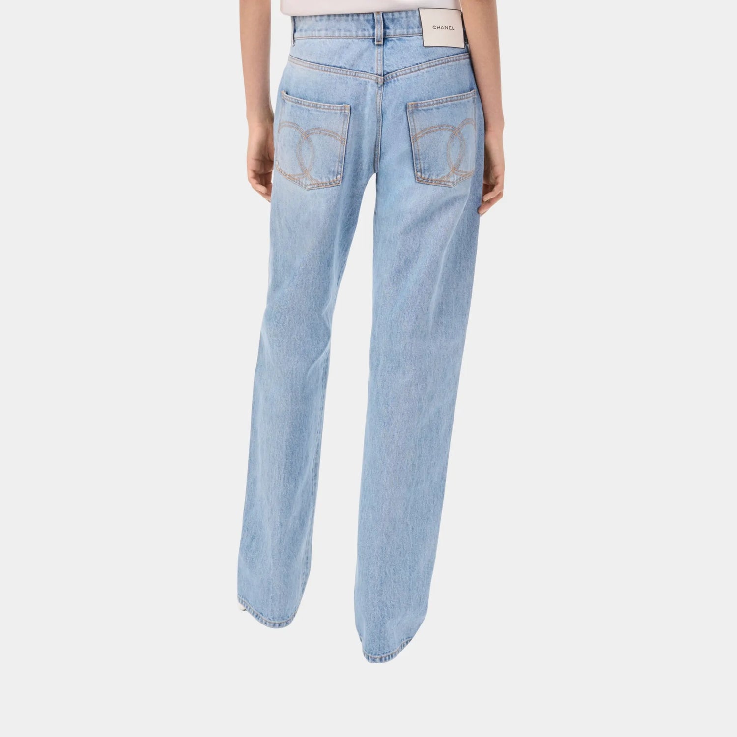 Chanel Jeans Denim Blue, Back